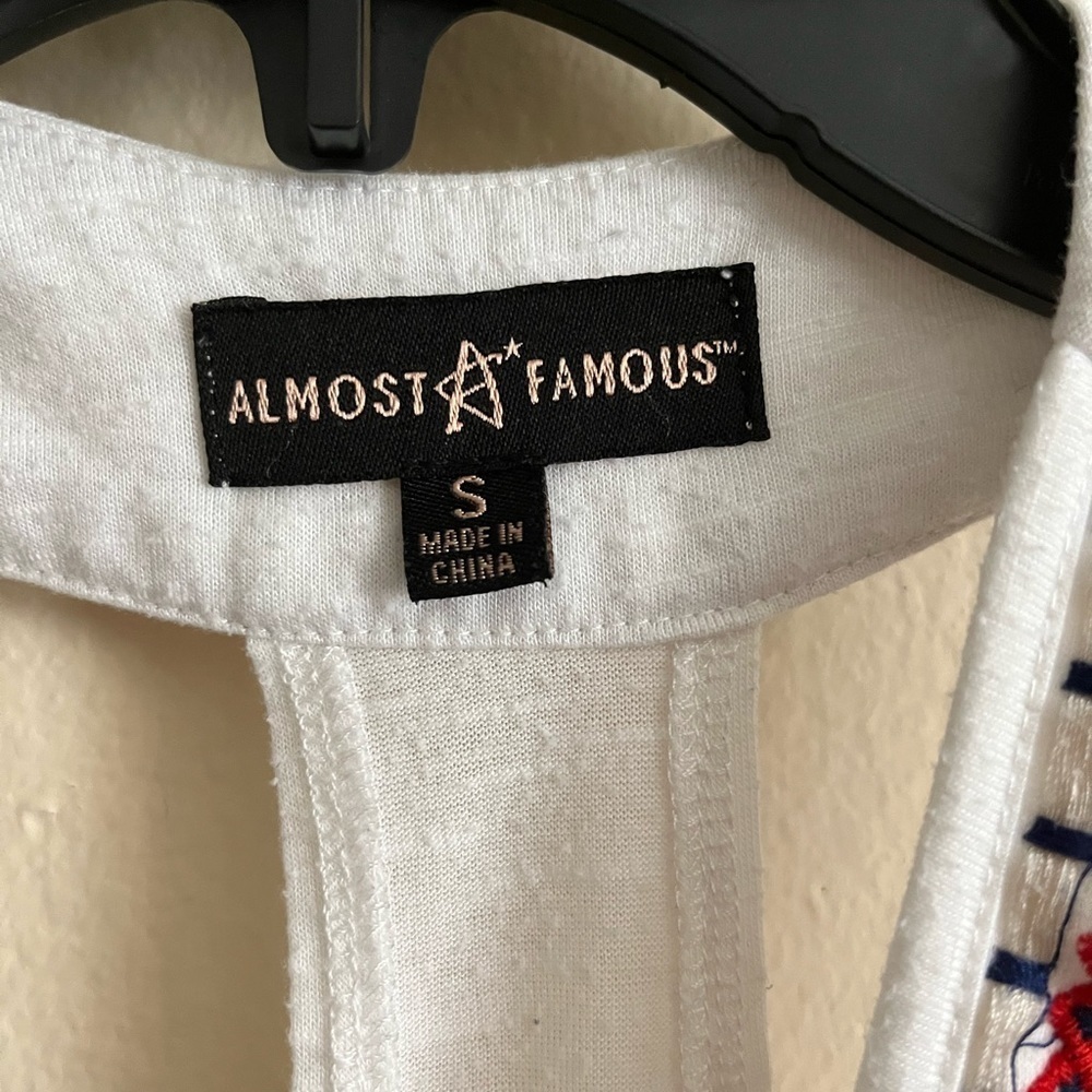 Embroidered Racer Back Tank - Picture 5 of 8